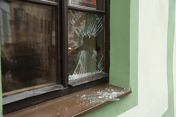 A2B Glass are able to board up broken windows while they are being repaired in Penzance.